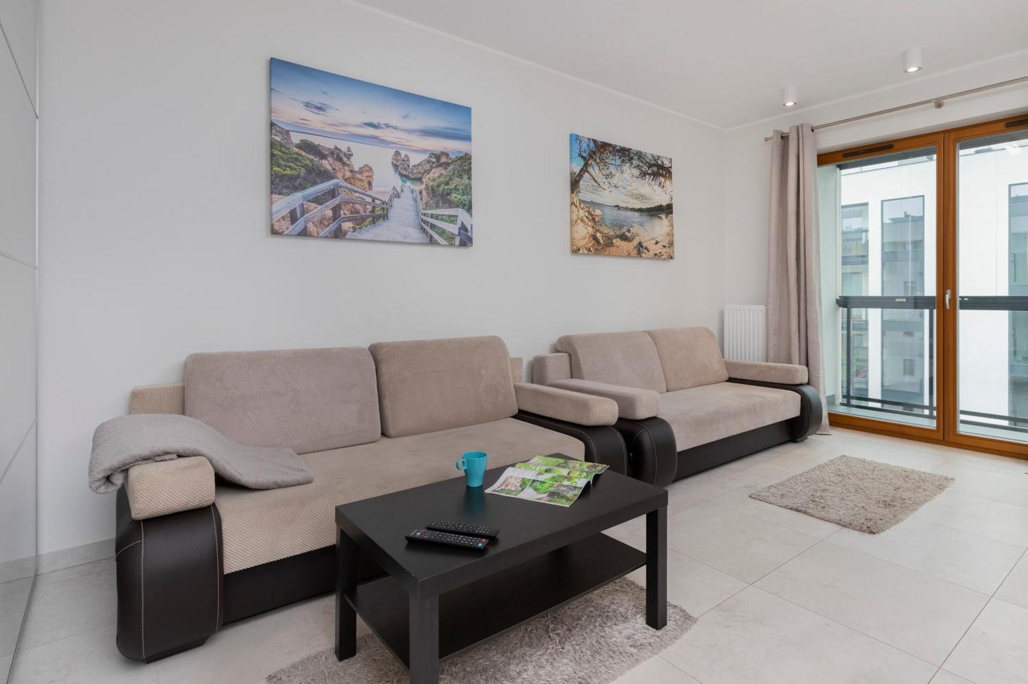 Apartament Z Widokiem Na Morze Obok Parku Millenium W Gdansku By Noclegi Renters Kültér fotó